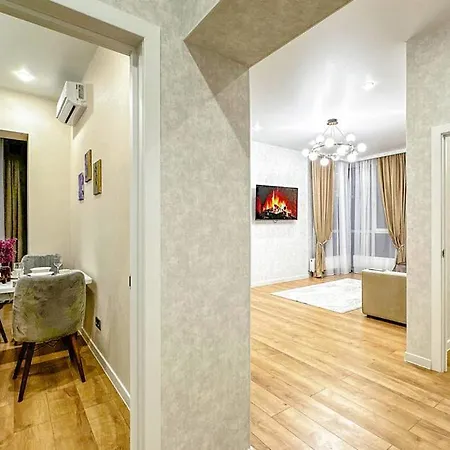 Luxury Two-Room Apartment With Breathtaking Mountain And Mega Mall Views Almaty Exterior photo